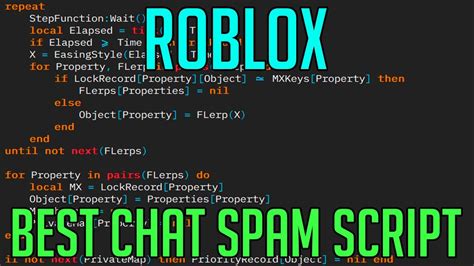 chat spam roblox.